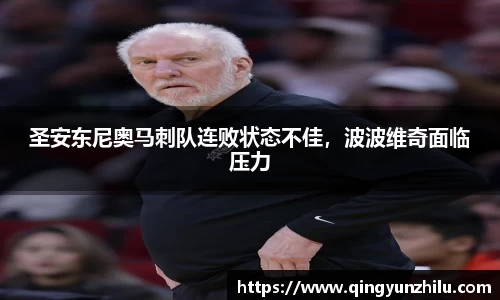 圣安东尼奥马刺队连败状态不佳，波波维奇面临压力